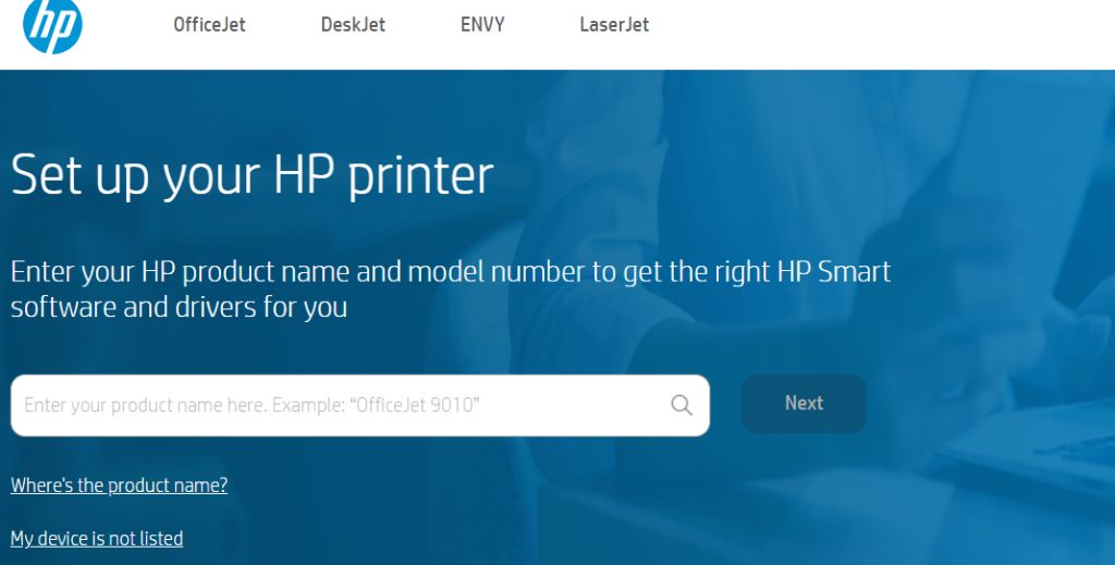 Install HP printer via 123.hp.com-Windows