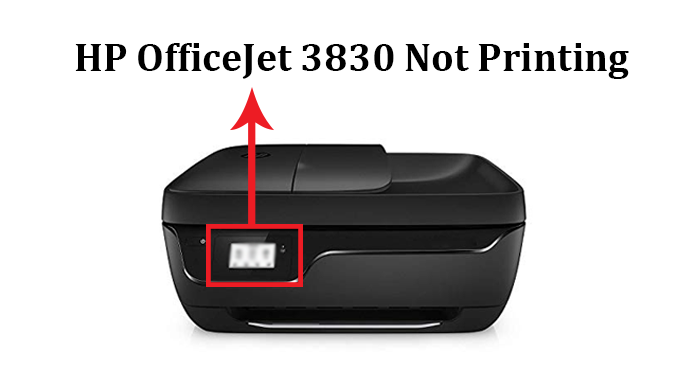 HP OfficeJet 3830 Not Printing