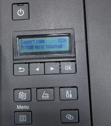 Understanding Canon Printer Error 5200